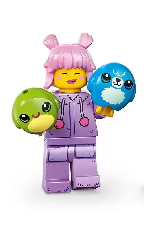 PREVENTE MINIFIGURE SÉRIES 27: LA COLLECTIONNEUSE DE PELUCHES "socle+fascicule" custom Disponibilité fin janvier 2025