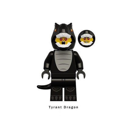 MINIFIGURE DÉGUISEMENT UNIVERS: T-REX custom