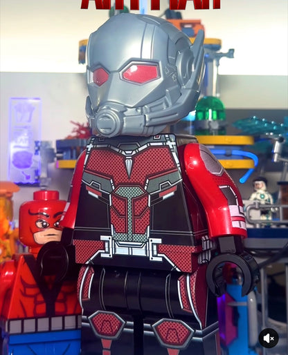 GIANT MINIFIGURE MARVEL UNIVERS: GIANT ANT MAN CIVIL WAR SUIT (B) 22,5cm  custom