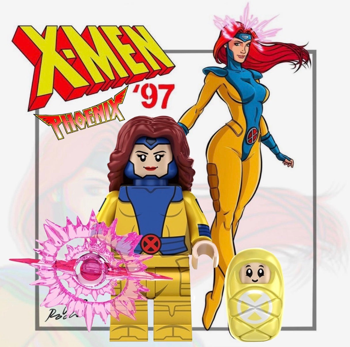 ⭐️⭐️MINIFIGURE MARVEL UNIVERS: PHŒNIX ⭐️⭐️custom