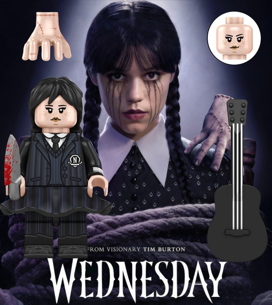 MINIFIGURE WEDNESDAY UNIVERS: WENESDAY Custom