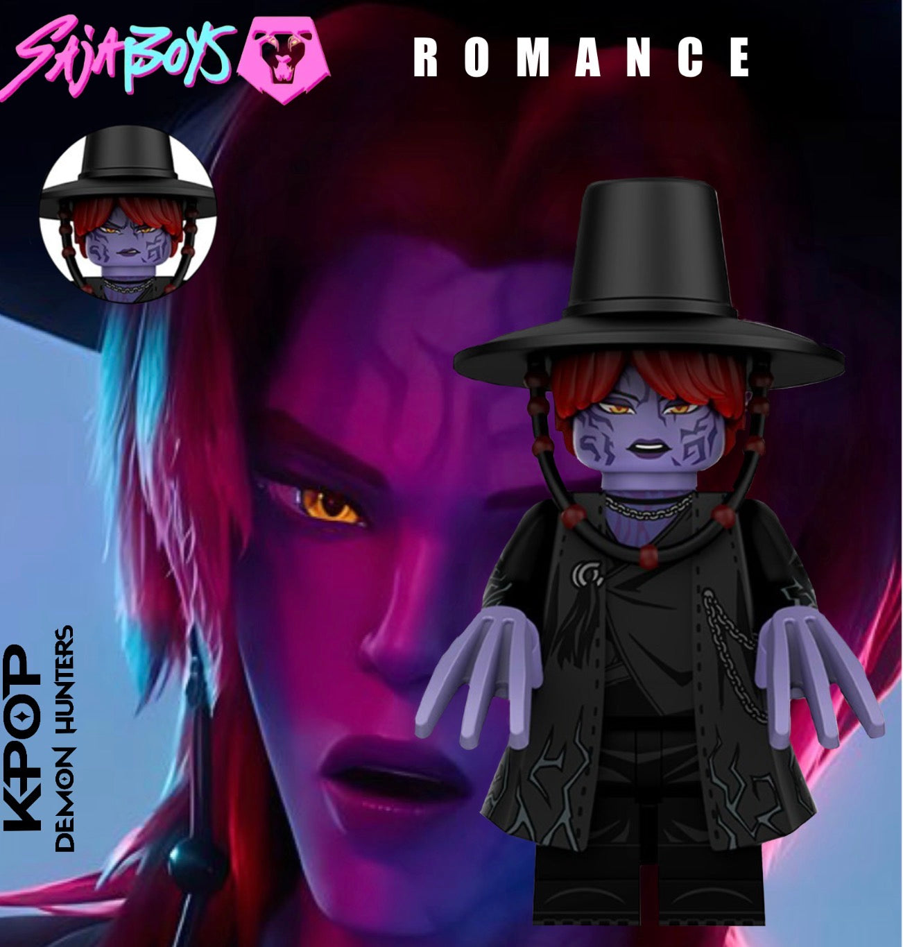 ♥️♥️♥️MINIFIGURE K-POP DÉMON HUNTER UNIVERS : ROMANCE ♥️♥️♥️custom