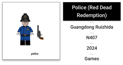 ⭐️⭐️⭐️MINIFIGURE RED DEAD REDEMPTION UNIVERS: POLICEMAN custom
