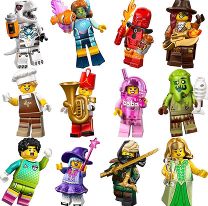 LEGO MINIFIGURE SÉRIES 29: UNICORN ELF "socle+fascicule"  ORIGINAL LEGO MINIFIGURINES