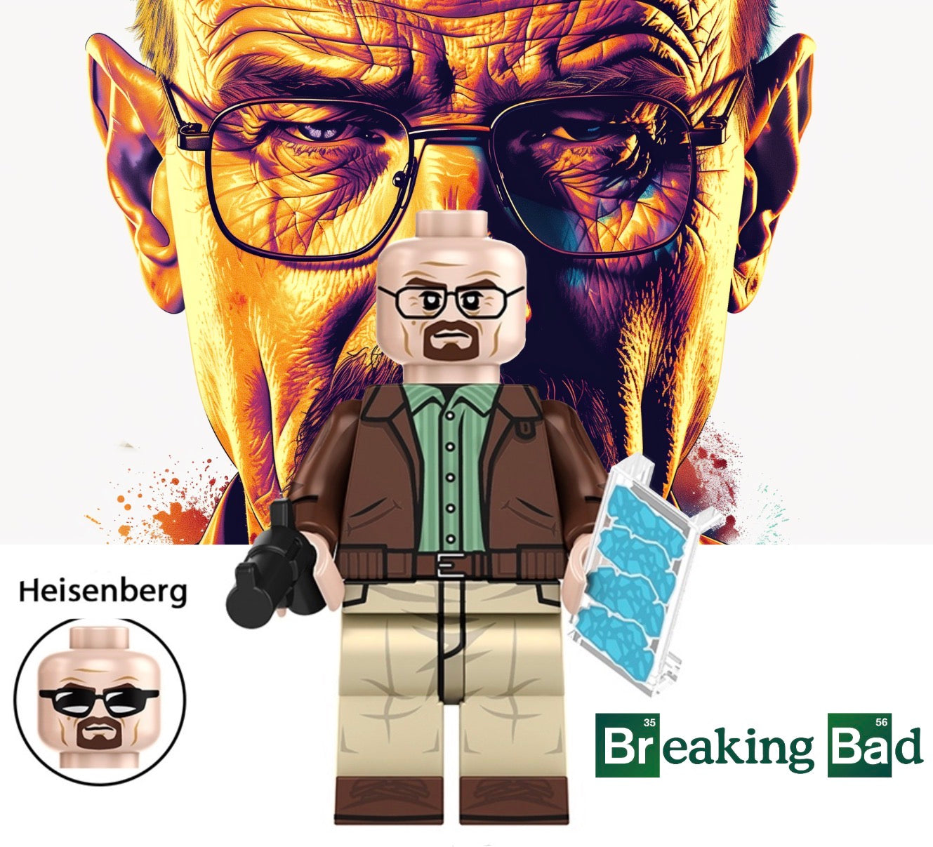 MINIFIGURE BREAKING BAD UNIVERS: HELSENBERG custom