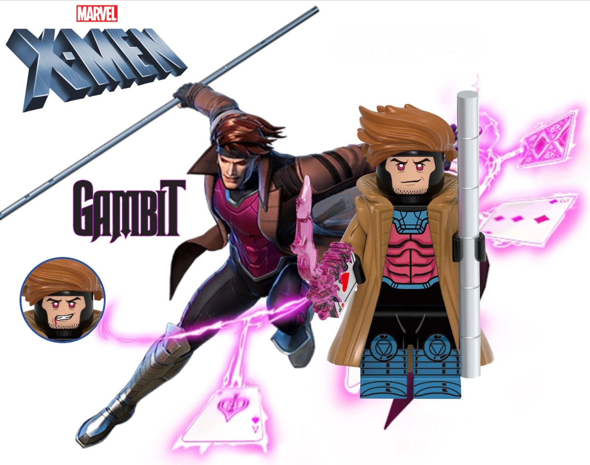 PREVENTE MINIFIGURE MARVEL UNIVERS: GAMBIT Custom Disponibilité Novembre 2026