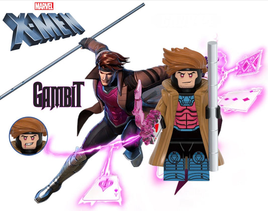 MINIFIGURE MARVEL UNIVERS: GAMBIT Custom