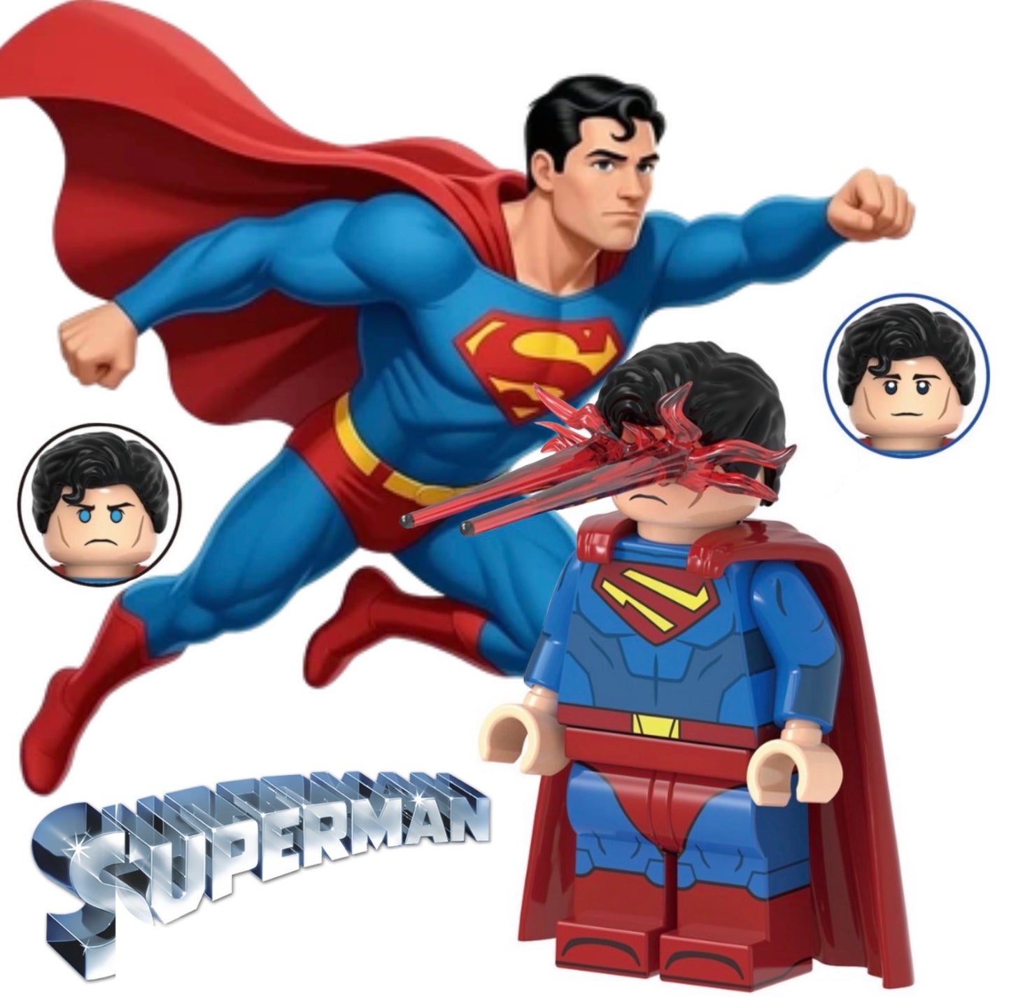 PREVENTE MINIFIGURE DC UNIVERS: SUPERMAN Custom Disponibilité fin juin 2026