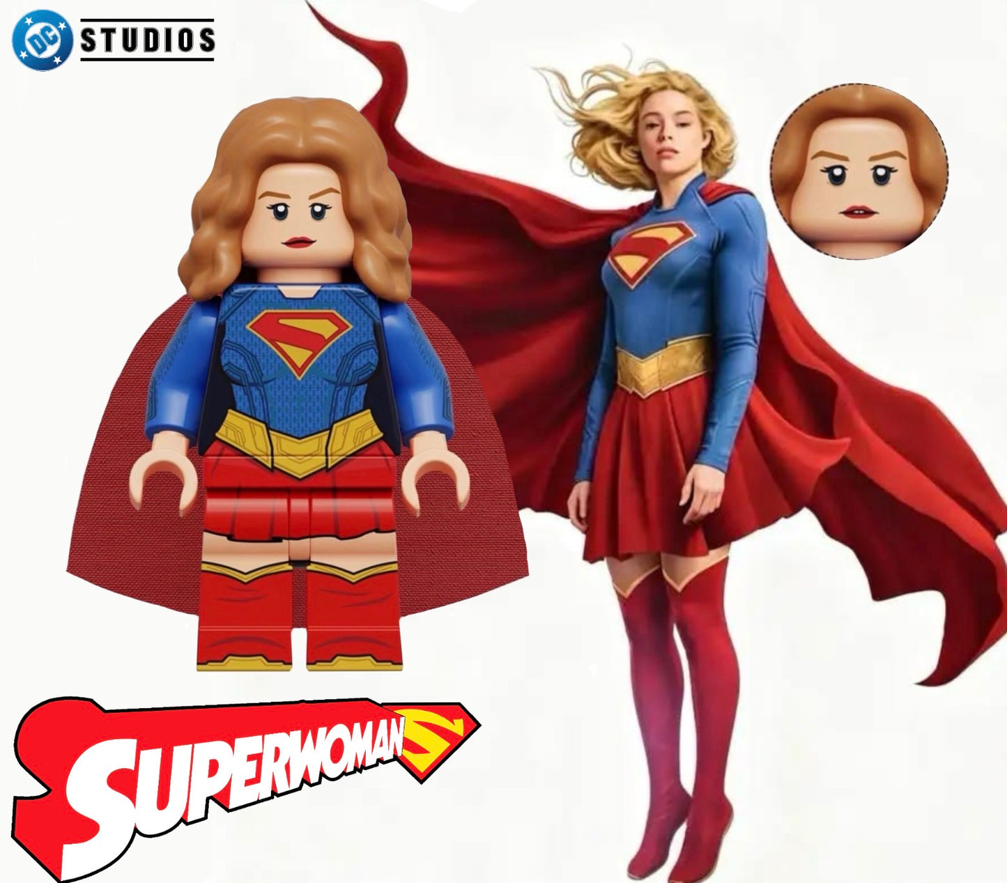 PREVENTE MINIFIGURE DC UNIVERS: SUPERWOMAN Custom Disponibilité fin septembre 2026