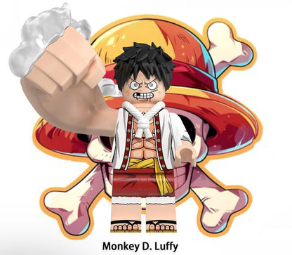 PREVENTE♥️♥️BIG MINIFIGURE ONE PEACE UNIVERS: MONKEY D.LUFFY ♥️♥️custom Disponibilité février 2025