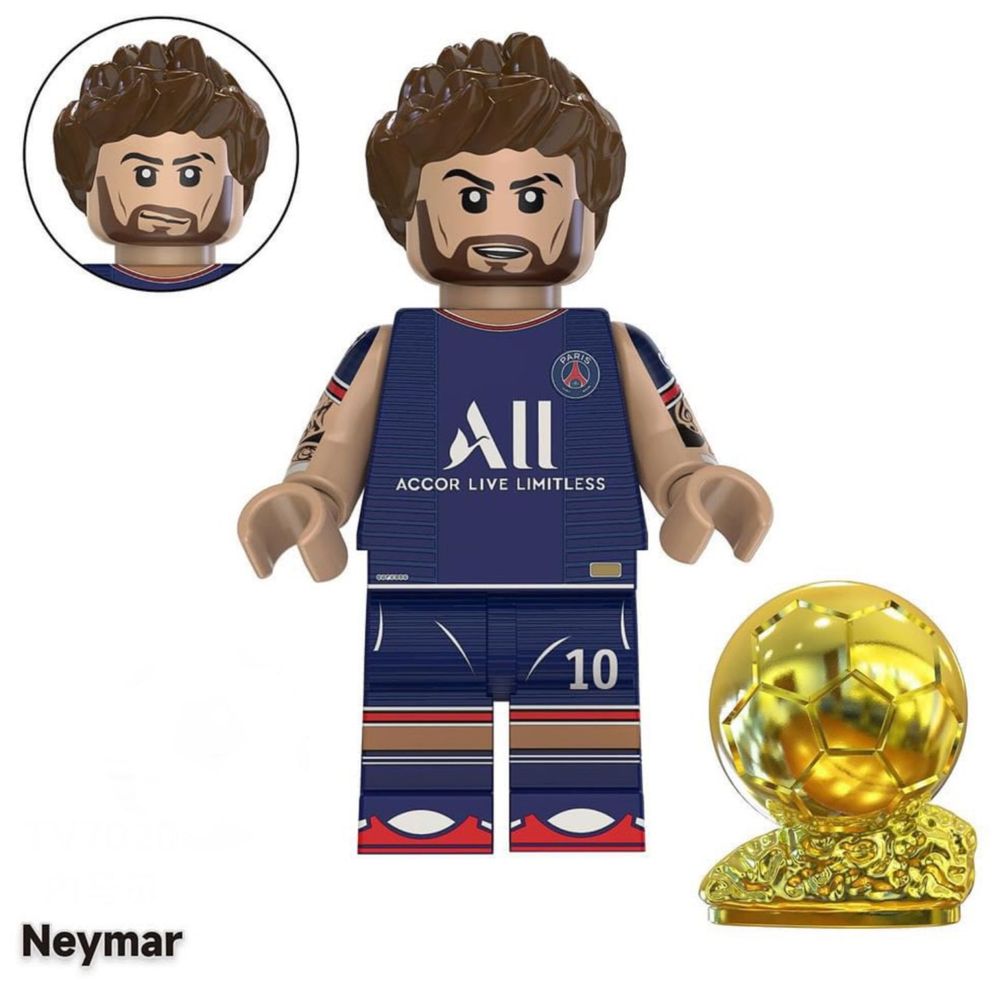 MINIFIGURE FOOTBALL UNIVERS ⚽️: NEYMAR custom