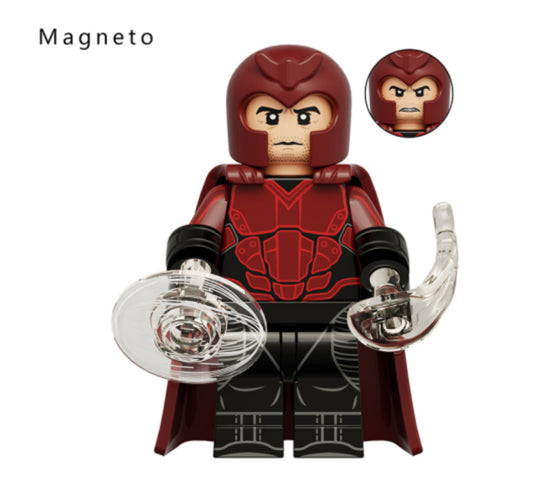 ♥️♥️♥️MINIFIGURE MAGNETO ♥️♥️♥️CUSTOM