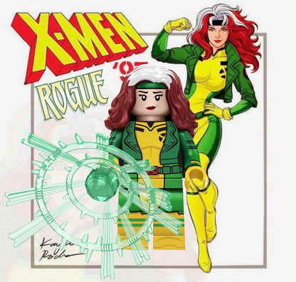 ⭐️⭐️MINIFIGURE MARVEL UNIVERS: ROGUE ⭐️⭐️custom