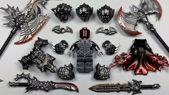 ♥️♥️MINIFIGURE DC UNIVERS: ♥️♥️♥️ Batman of the Animated Series Dark Ages Berserker Batman custom