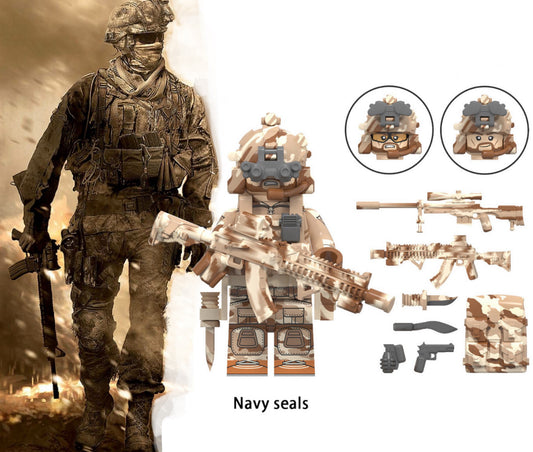 ♥️♥️MINIFIGURE ARMY UNIVERS "ÉDITION LIMITÉE": NAVY SEALS CUSTOM♥️♥️