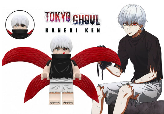 - ⭐️⭐️⭐️MINIFIGURE TOKYO GHOUL UNIVERS: KANEKI KEN  ⭐️⭐️⭐️custom