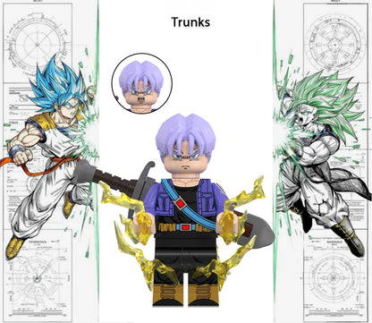 MINIFIGURE DRAGON BALL Z UNIVERS: TRUNKS Custom