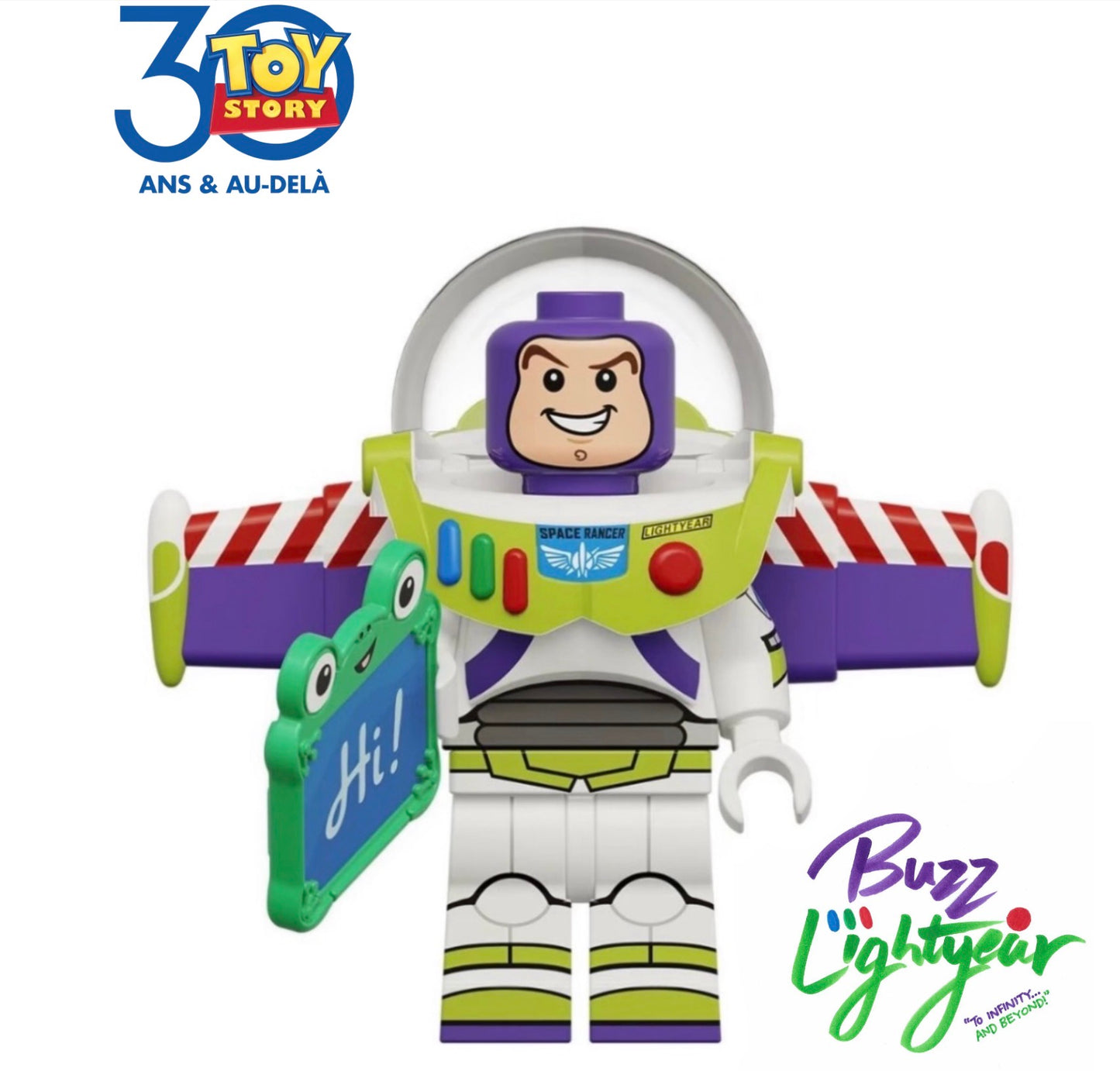 PREVENTE MINIFIGURE DISNEY TOY STORY UNIVERS: BUZZ LIGHTYEAR (Buzz l'Éclair) CUSTOM Disponibilité mi-septembre 2026