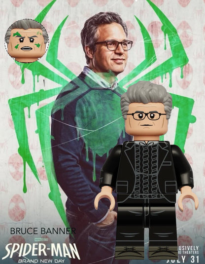 PREVENTE⭐️⭐️MINIFIGURE MARVEL UNIVERS: BRUCE BANNER ⭐️⭐️Custom Disponibilité novembre 2026