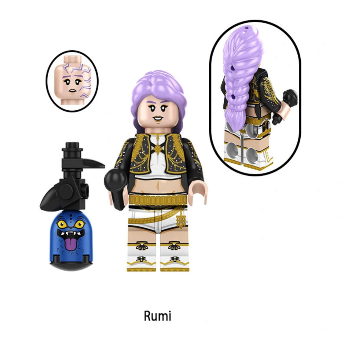 PREVENTE MINIFIGURE K-POP DÉMON HUNTER UNIVERS : RUMI custom Disponibilité fin Novembre 2025