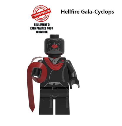 ⭐️⭐️⭐️MINIFIGURE MARVEL UNIVERS EDITION LIMITÉE : HEILFIRE GALA CYCLOPS ⭐️⭐️⭐️custom