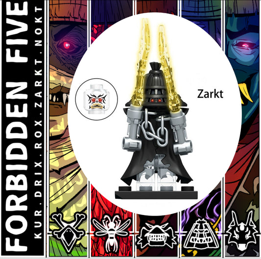 PREVENTE♥️♥️♥️MINIFIGURE NINJAGO UNIVERS: GHOST ZARKT FORBIDDEN FIVE ♥️♥️♥️CUSTOM DISPONIBILITÉ FIN SEPTEMBRE 2025