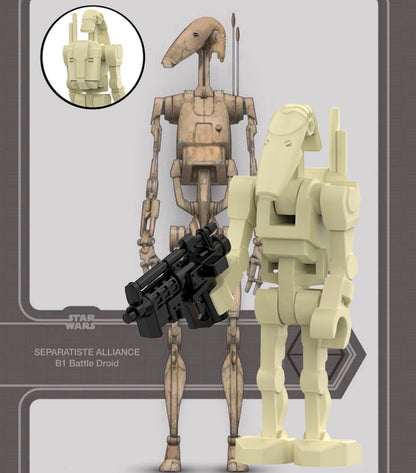 PREVENTE MINIFIGURE STAR WARS UNIVERS:  BATTLE DROID CUSTOM Disponibilité mi-septembre 2026