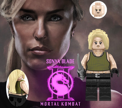 MINIFIGURE MORTAL COMBAT UNIVERS: SONYA BLADE custom