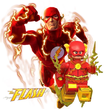 MINIFIGURE DC UNIVERS : THE FLASH COMICS custom