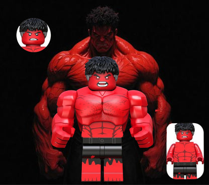PREVENTE MINIFIGURE MARVEL UNIVERS: RED HULK custom Disponibilité fin octobre 2025