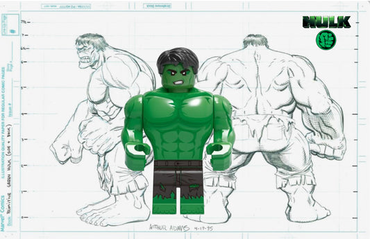PREVENTE MINIFIGURE MARVEL UNIVERS: HULK custom Disponibilité fin Juin 2025