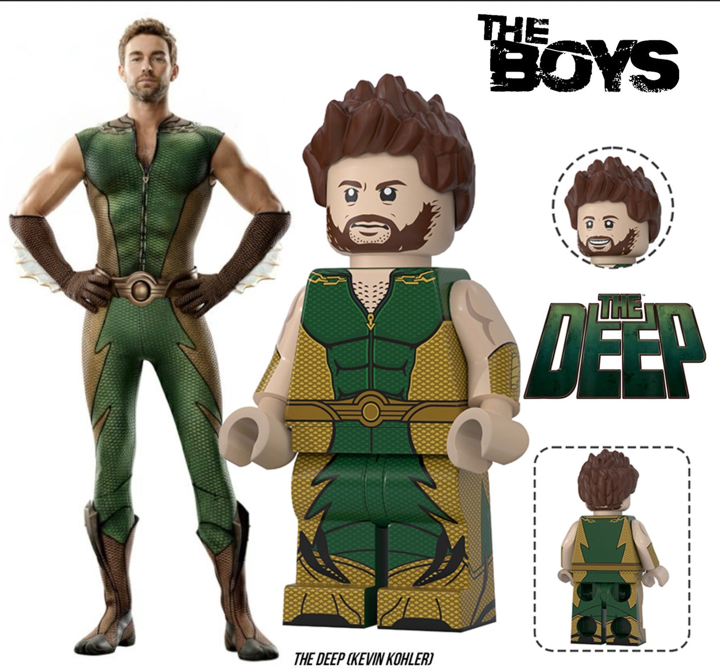 PREVENTE MINIFIGURE THE BOYS UNIVERS: THE DEEP  custom Disponibilité mi-septembre 2026