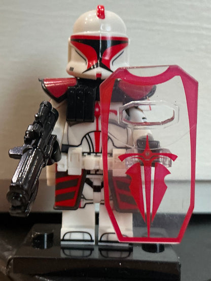 MINIFIGURE STAR WARS UNIVERS: CORUSCANT GUARD RIOT TROOPER Custom