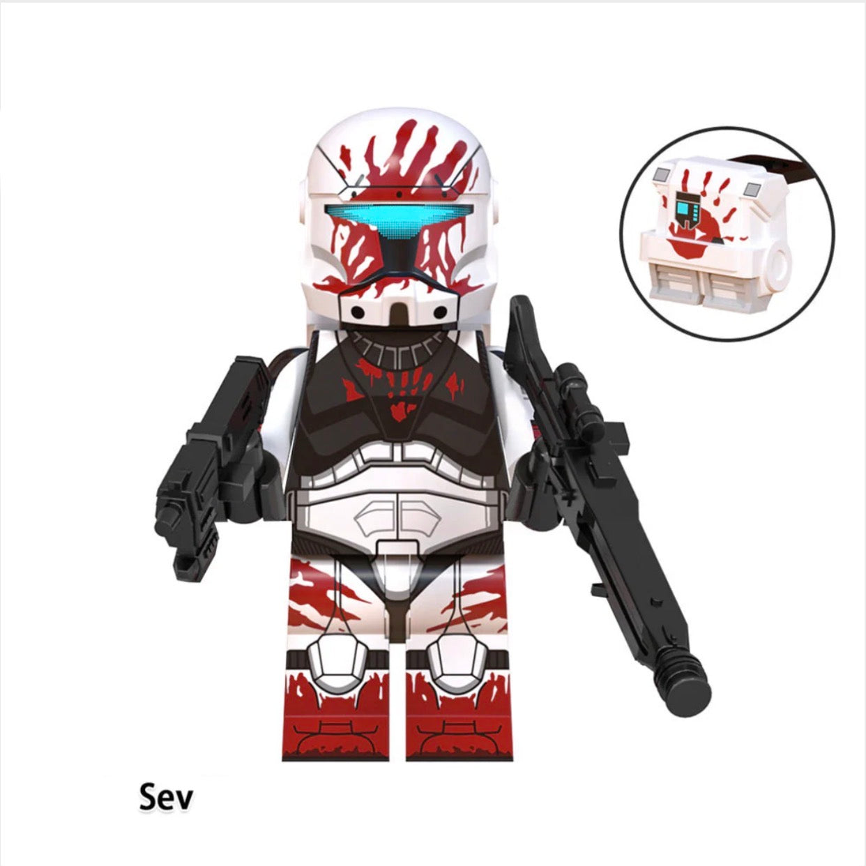 MINIFIGURE STAR WARS UNIVERS de 2022: RÉPUBLIC COMMANDO SEV custom