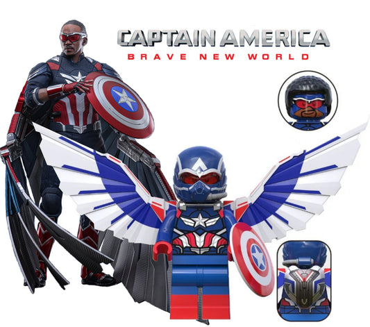 PREVENTE MINIFIGURE MARVEL UNIVERS: NEW CAPTAIN AMERICA custom Disponibilité fin octobre 2025
