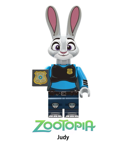 ⭐️ ⭐️ DISNEY MINIFIGURE ZOOTOPIA UNIVERS: JUDY COP ⭐️ ⭐️ custom