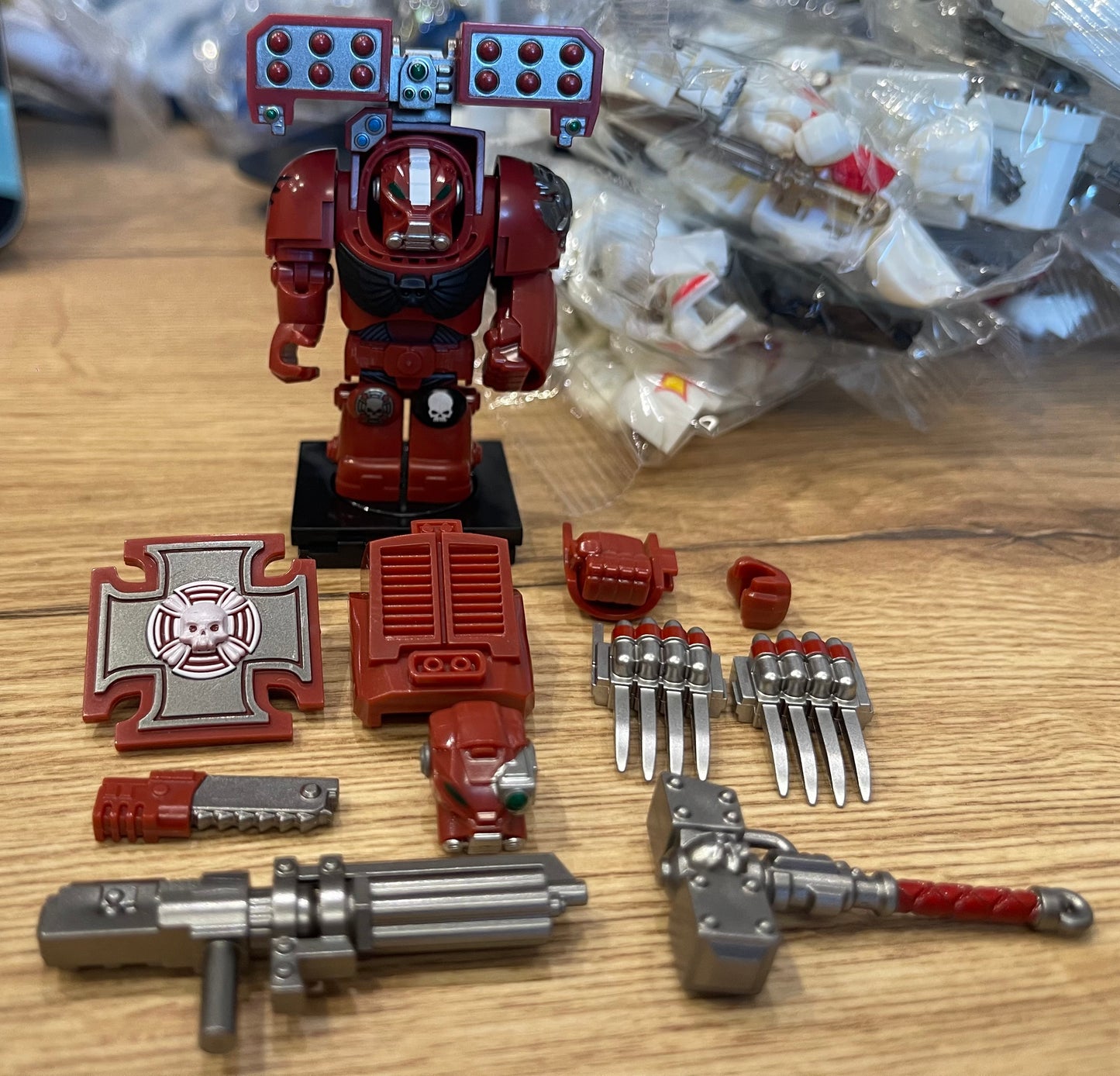 ⭐️⭐️⭐️MINIFIGURE WARHAMMER 40K UNIVERS: BLOOD ANGELS TERMINATOR ⭐️⭐️⭐️custom