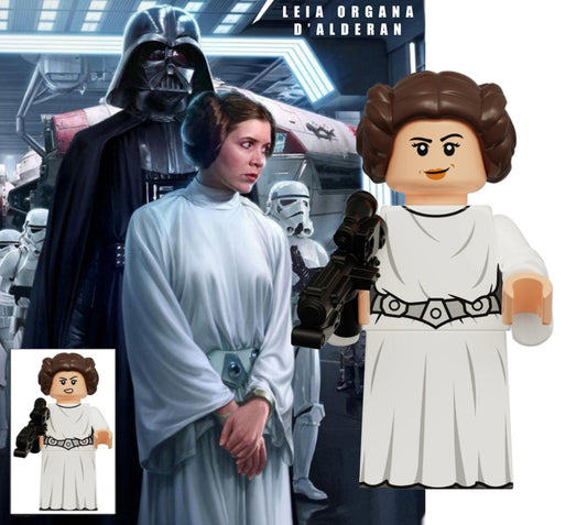 ♥️♥️MINIFIGURE STAR WARS UNIVERS: PRINCESSE LEIA (YAVIN IV)♥️♥️CUSTOM