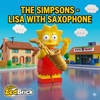 MINIFIGURE THE SIMPSON UNIVERS : LISA SIMPSON custom