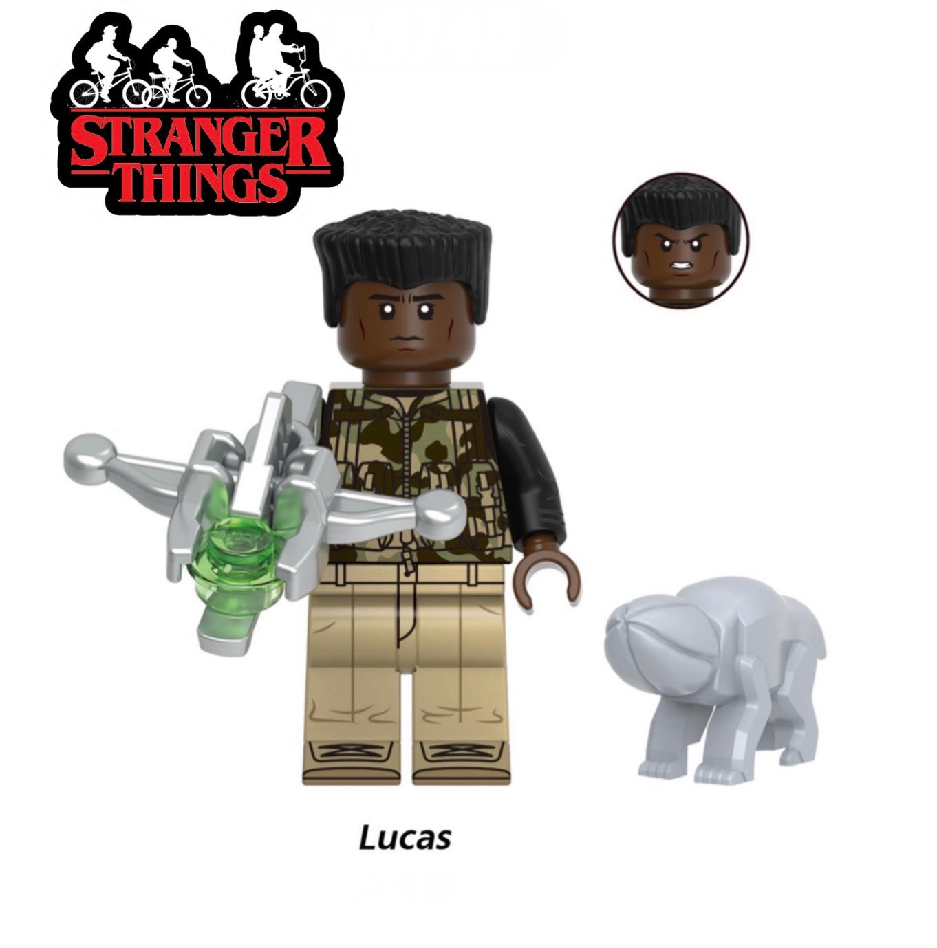 MINIFIGURE STRANGER THINGS UNIVERS: LUCAS Custom