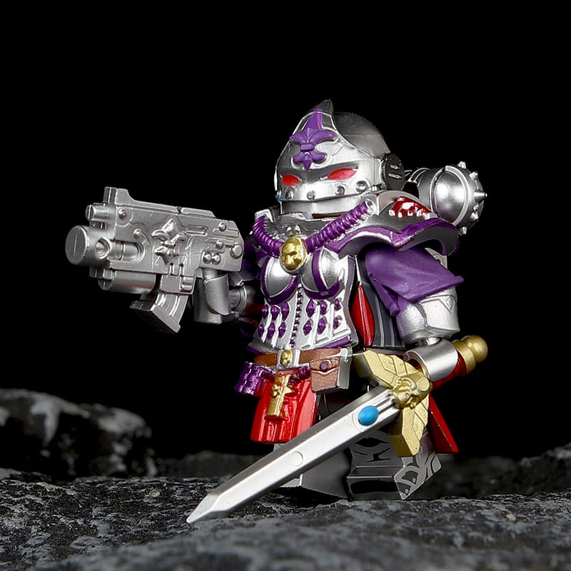♥️♥️MINIFIGURE WARHAMMER 40K UNIVERS: Battle Sisters Adepta Sororitas (purple)♥️♥️custom