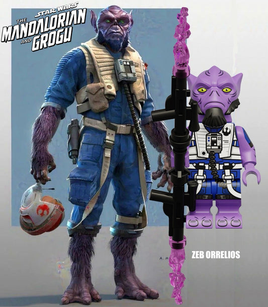PREVENTE ♥️♥️MINIFIGURE STAR WARS UNIVERS: ZEB ORRELIOS PILOT ♥️♥️Custom Disponibilité fin août 2026