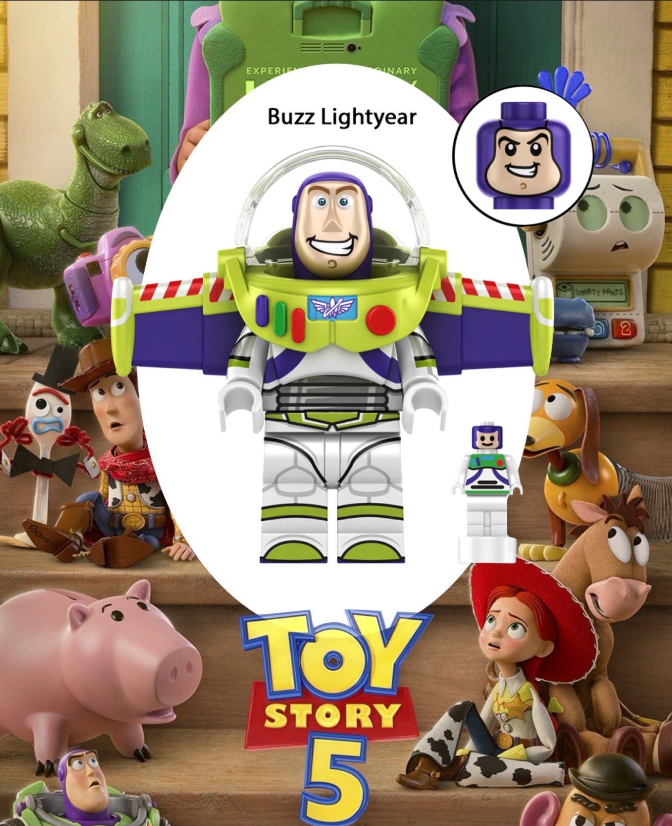 PREVENTE MINIFIGURE DISNEY TOY STORY UNIVERS: BUZZ LIGHTYEAR (Buzz l'Éclair) CUSTOM Disponibilité fin septembre 2026