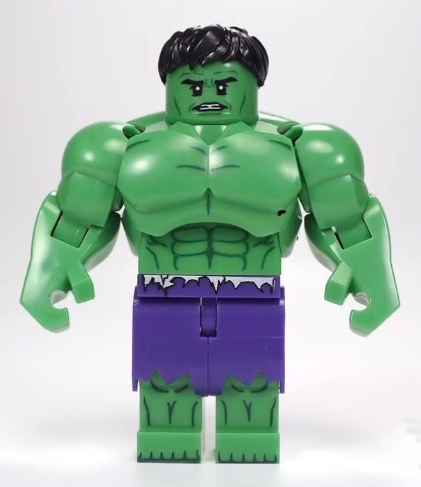 ♥️♥️♥️BIG MINIFIGURE MARVEL UNIVERS: COMIC HULK (B) ♥️♥️♥️custom