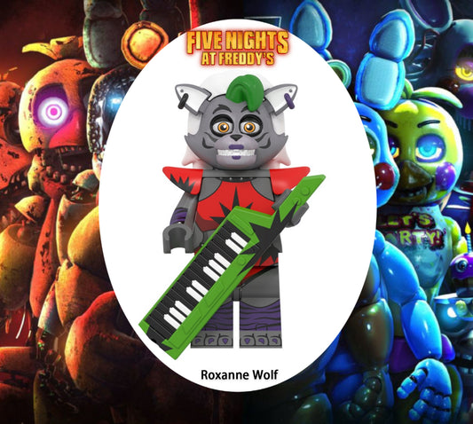PREVENTE MINIFIGURE HORREUR UNIVERS: ROXANNE WOLF "FIVE NIGHTS AT FREDDY’S" CUSTOM disponibilité fin décembre 2025