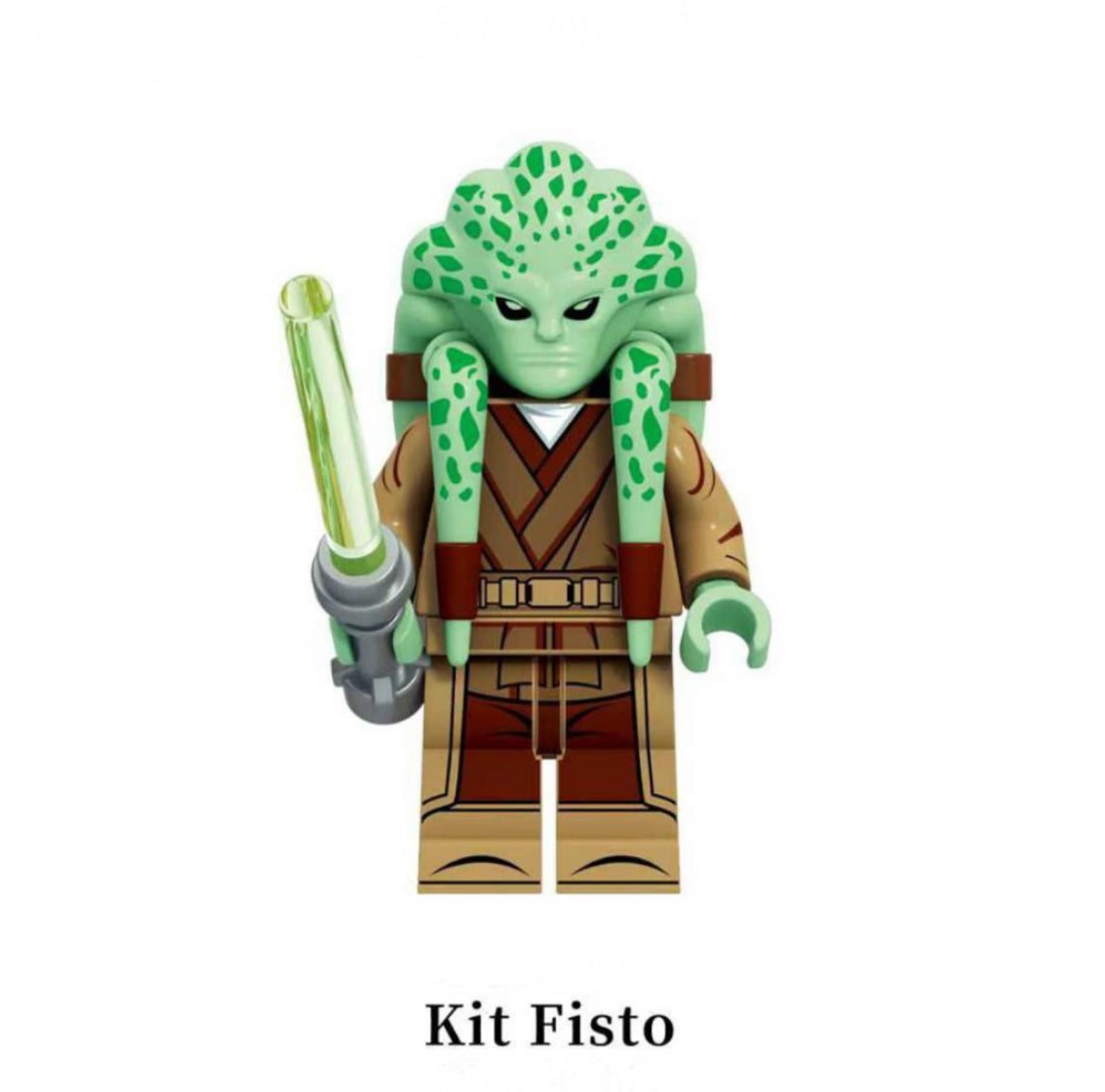 ♥️♥️TOP ZEDBRICK 2025♥️♥️ MINIFIGURE STAR WARS UNIVERS: JEDI MASTER KIT FISTO custom