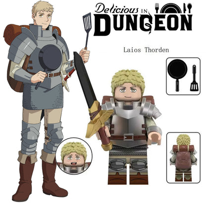 PREVENTE ♥️♥️♥️MINIFIGURE DELICIOUS IN DUNGEON UNIVERS: LAIOS THORDEN ♥️♥️♥️TOP ZEDBRICK 2025♥️♥️♥️ custom Disponibilité fin  Novembre 2025