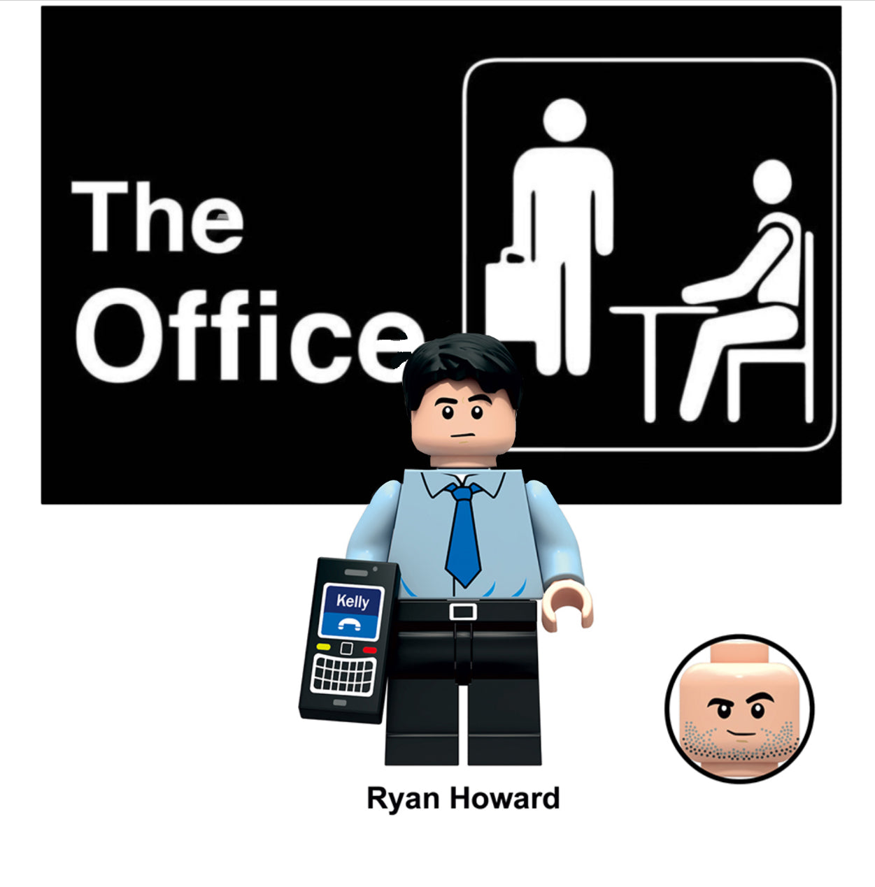 MINIFIGURE THE OFFICE UNIVERS: RYAN HOWARD Custom
