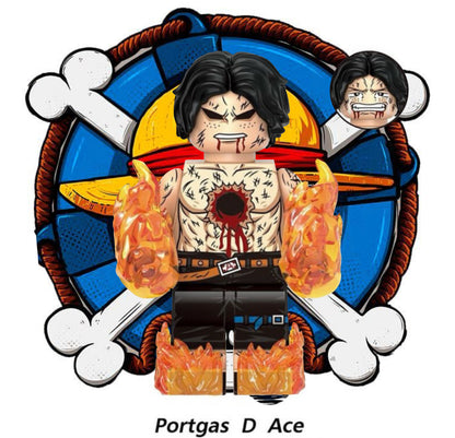 ♥️♥️MINIFIGURE ONE PEACE: PORTGAS D ACE ♥️♥️custom