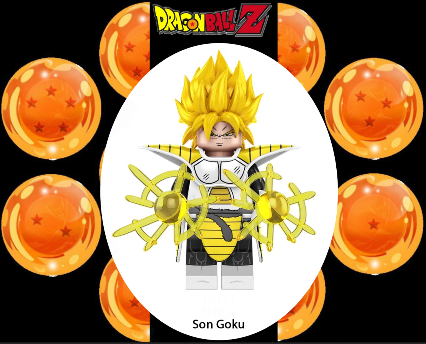 PREVENTE MINIFIGURE DRAGON BALL Z UNIVERS: SON GOKU Custom Disponibilité fin novembre 2025